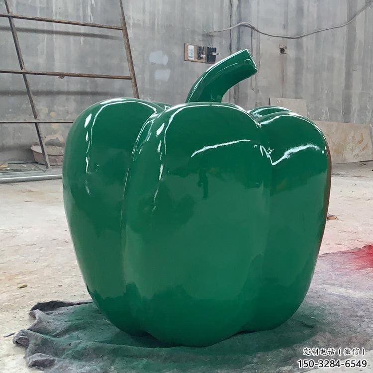 創(chuàng)意青椒雕塑 步行街店門口雕塑 蔬菜小品