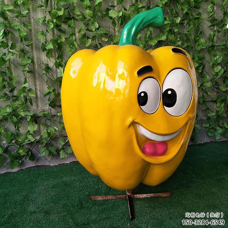 店門口青椒雕塑 創意景觀雕塑 仿真擺件