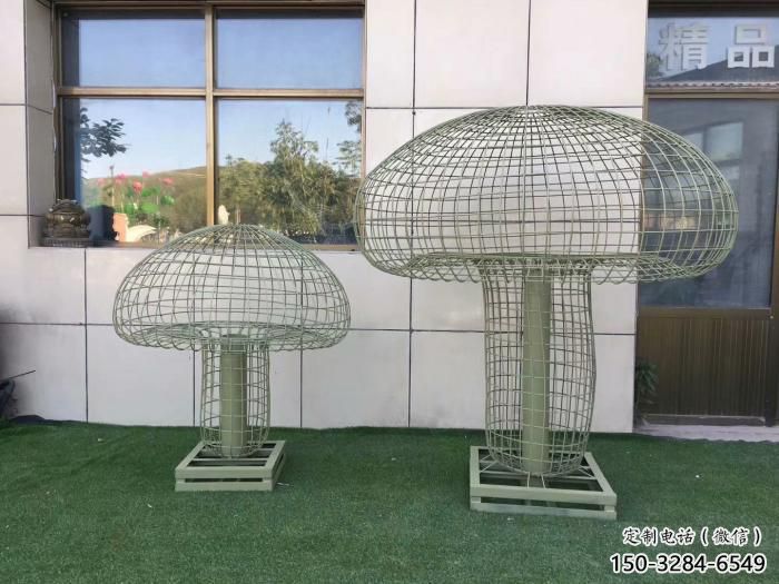 鏤空香菇雕塑廠家 景觀美陳果蔬雕塑 現(xiàn)代蔬菜雕塑