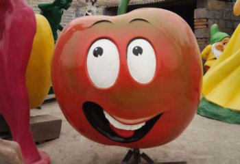 彩繪南瓜雕塑 仿真雕塑 步行街擺件