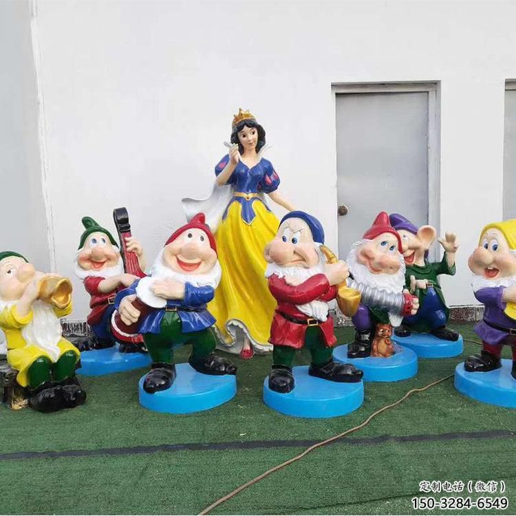 景觀白雪公主雕塑 仿真卡通雕塑 景觀動漫雕塑