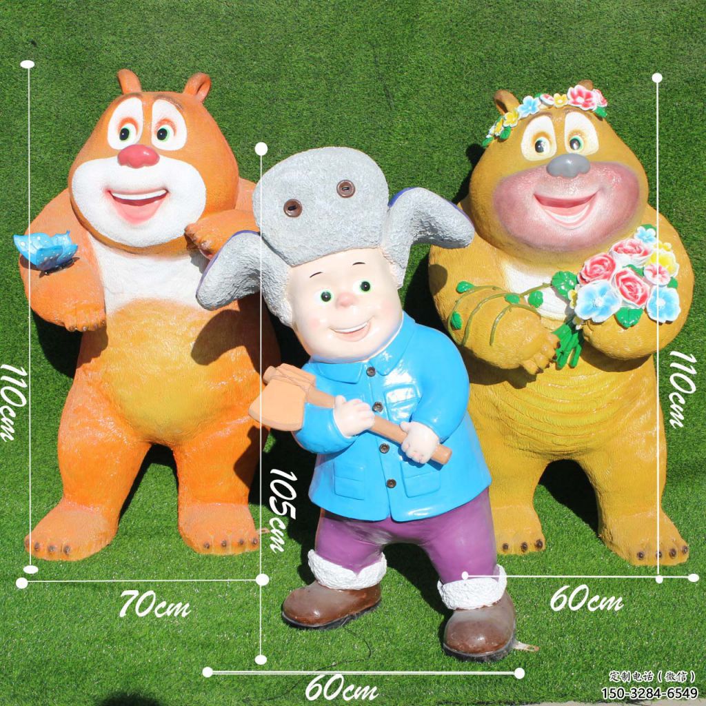大型大頭兒子雕塑 門口創意雕塑 售樓處小品