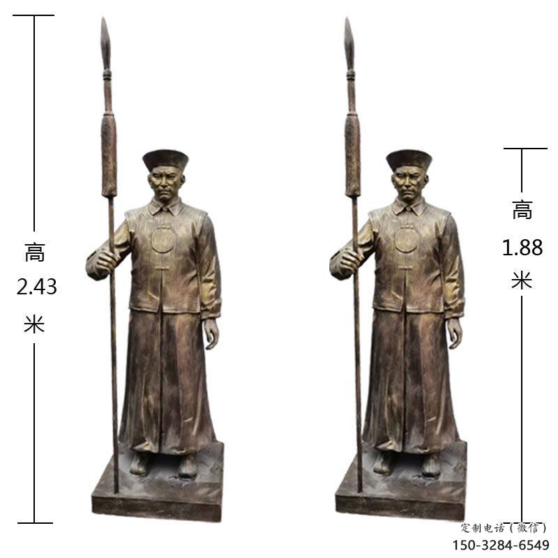 仿真武士雕塑 酒店公園雕塑 風景區擺件