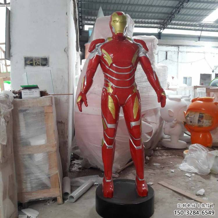 街道超人雕塑 現(xiàn)代景觀動(dòng)漫雕塑 彩繪卡通雕塑