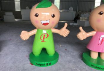 大型娃娃雕塑 商業街廣場雕塑 彩繪擺件