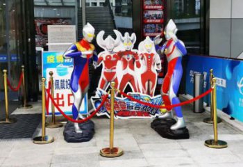 卡通超人雕塑 店門口園林雕塑 卡通小品