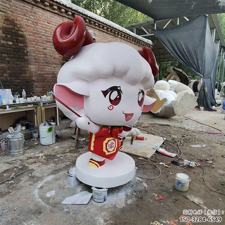 街道工人雕塑 現(xiàn)代景觀勞動(dòng)雕塑 彩繪民俗雕塑