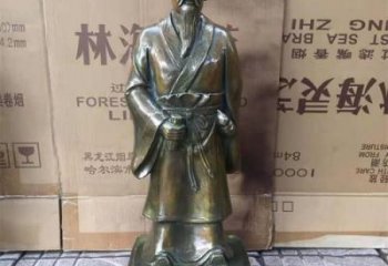 中式扁鵲雕塑 鑄銅名醫(yī)雕塑 仿古藥王雕塑