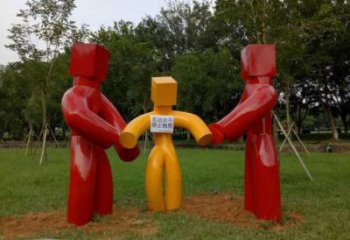 公園母親雕塑 鏡面公園女人雕塑 景觀(guān)肖像雕塑