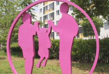 景觀(guān)母親雕塑 剪影女人雕塑 商業(yè)街肖像雕塑