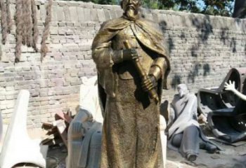 鑄造林則徐雕塑 中式村口名人雕塑 景觀肖像雕塑