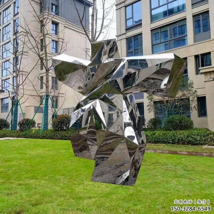 抽象太極雕塑廠家 店門口彩繪雕塑 步行街擺件