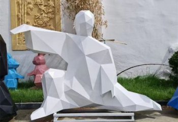 彩繪太極雕塑 大型城市雕塑 商業(yè)街擺件