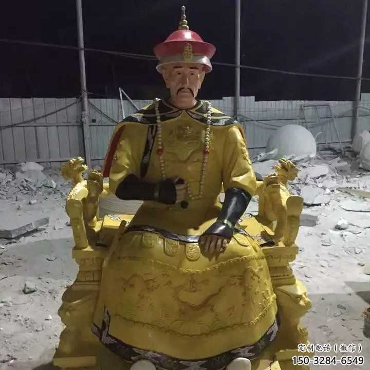 創意皇帝雕塑 鑄銅古代雕塑 公園雕塑