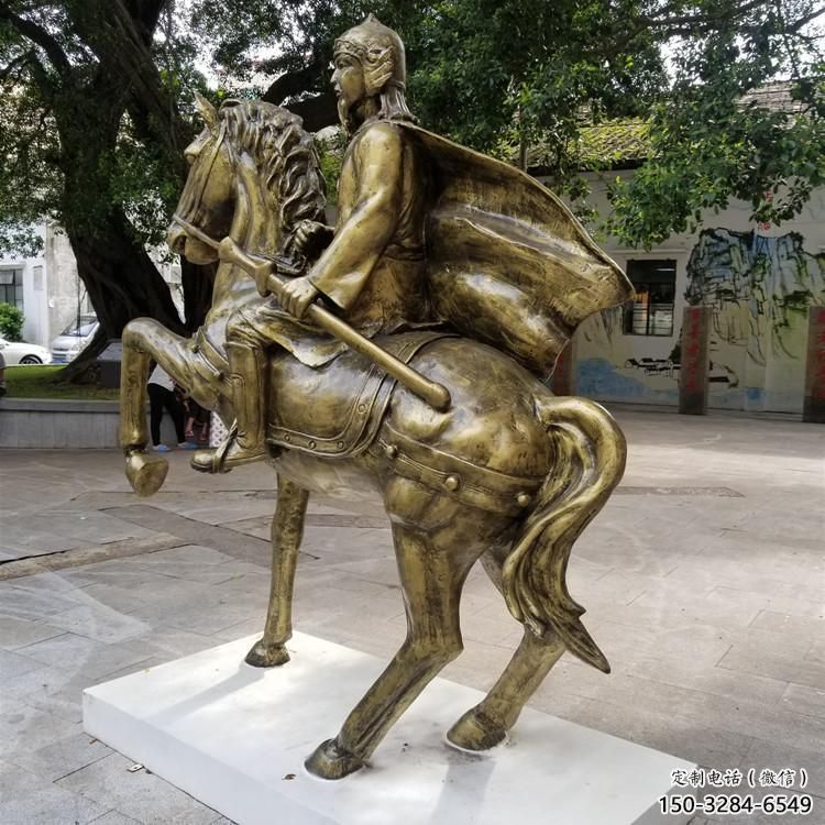 風景區騎馬人雕塑 售樓處廣場雕塑 仿古擺件