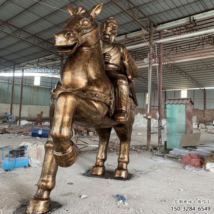 廣場騎馬人雕塑 公園民俗雕塑 抽象擺件