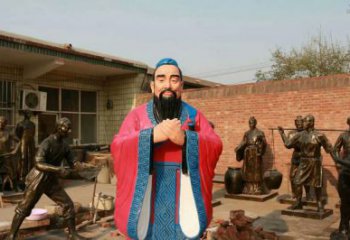 庭院孔子雕塑 城市教育雕塑 學校小品