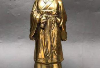 街道張仲景雕塑 現代景觀擺件 彩繪名醫雕塑