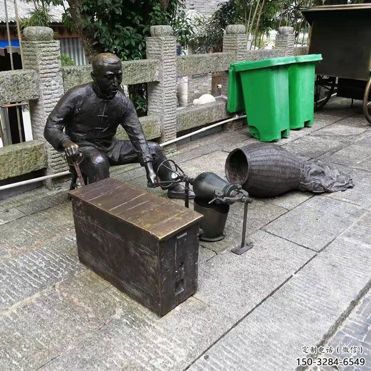 爆米花雕塑 景觀美陳民俗雕塑 噴漆小吃雕塑