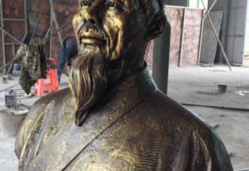 公園李時(shí)珍雕塑 創(chuàng)意人物雕塑 美陳名醫(yī)雕塑