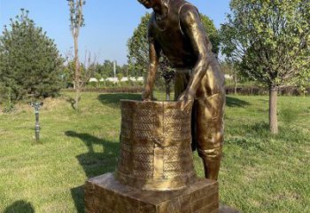 茶道雕塑 戶外園林民俗雕塑 住宅小區(qū)制茶雕塑