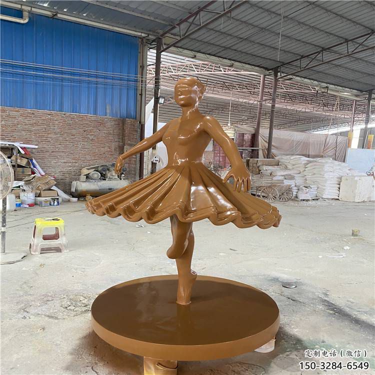 景觀舞蹈雕塑 彩繪跳舞雕塑 商業街演員雕塑