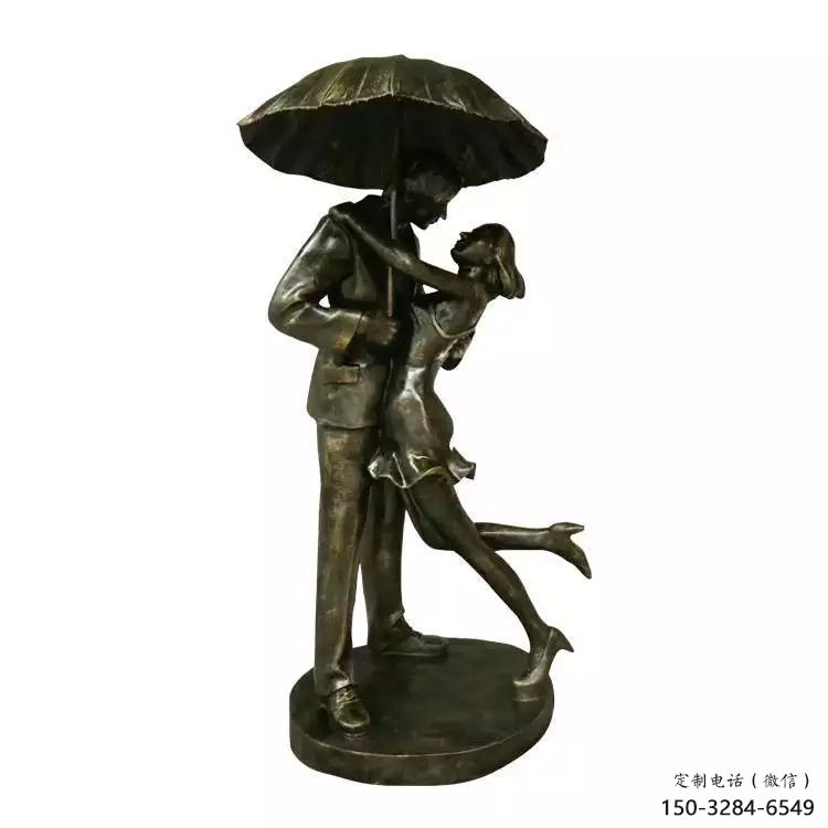 房地產愛情雕塑 現代親吻雕塑 幾何戀人雕塑