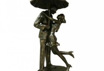 房地產愛情雕塑 現代親吻雕塑 幾何戀人雕塑