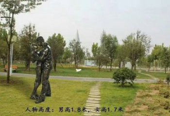 室內(nèi)愛(ài)情雕塑 仿真親吻雕塑 大型戀人雕塑