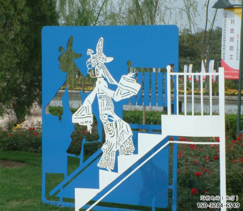 村口皮影雕塑 仿古雕塑 公園傳統(tǒng)雕塑