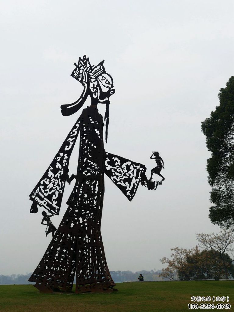 街頭皮影雕塑 大型傳統(tǒng)雕塑 別墅區(qū)傳統(tǒng)雕塑