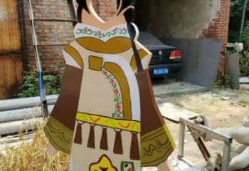 房地產皮影雕塑 現(xiàn)代雕塑 幾何傳統(tǒng)雕塑