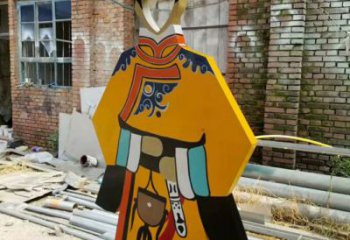 戶外皮影雕塑 噴漆雕塑 抽象傳統(tǒng)雕塑