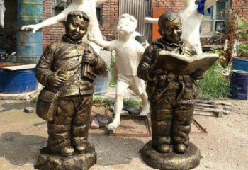 室內看書雕塑 仿真人物雕塑 大型學生雕塑