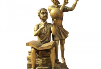 園林看書雕塑 大型學生雕塑 中式人物雕塑