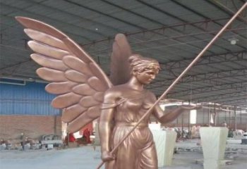 農村和平女神雕塑 抽象藝術歐式雕塑 烤漆人物雕塑