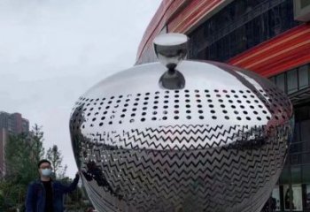 陀螺雕塑 仿真景觀雕塑 烤漆地標雕塑