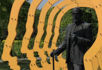 步行街大門雕塑 游樂場景觀雕塑 鑄造拱門雕塑