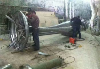 村口水珠雕塑 啞光淚滴雕塑 公園雕塑