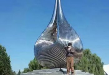 大門口水珠雕塑 發(fā)光公園雕塑 仿真雕塑