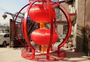 發(fā)光燈籠雕塑 歐式步行街雕塑 大型商場(chǎng)雕塑