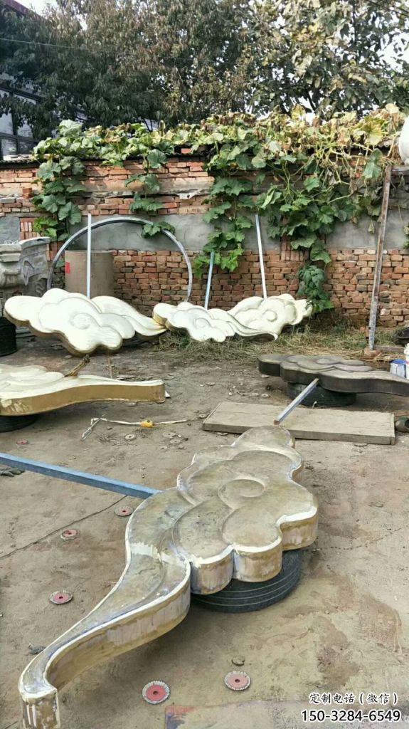 公園云彩雕塑 戶外云團(tuán)雕塑 抽象祥云雕塑