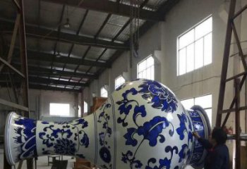 房地產花瓶雕塑 現代雕塑 幾何瓶子雕塑