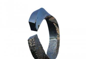 商業街磁鐵雕塑 烤漆u型雕塑 彩繪雕塑