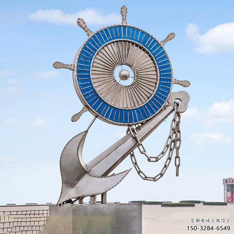 彩繪鐘表雕塑廠家 時鐘雕塑 街頭時鐘雕塑