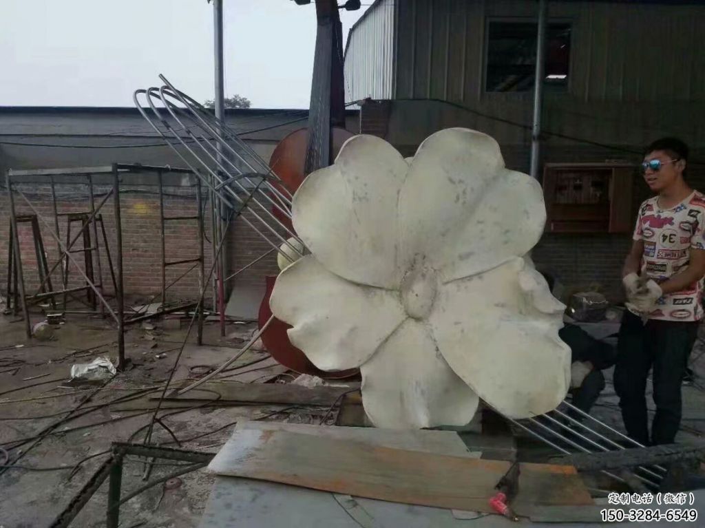 幾何指環(huán)雕塑 發(fā)光公園戒指環(huán)雕塑 大門口標識雕塑