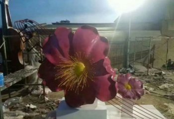 創意指環雕塑 啞光標識雕塑 公園戒指環雕塑