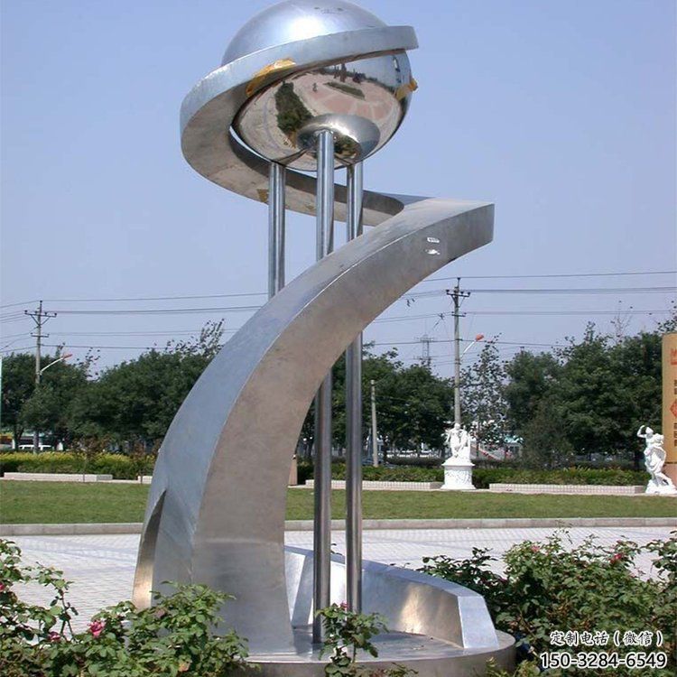 鏤空鑰匙雕塑 噴水園林雕塑 住宅小區金鑰匙雕塑