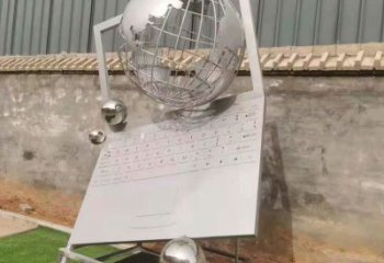 創意電腦雕塑 啞光雕塑 公園筆記本雕塑