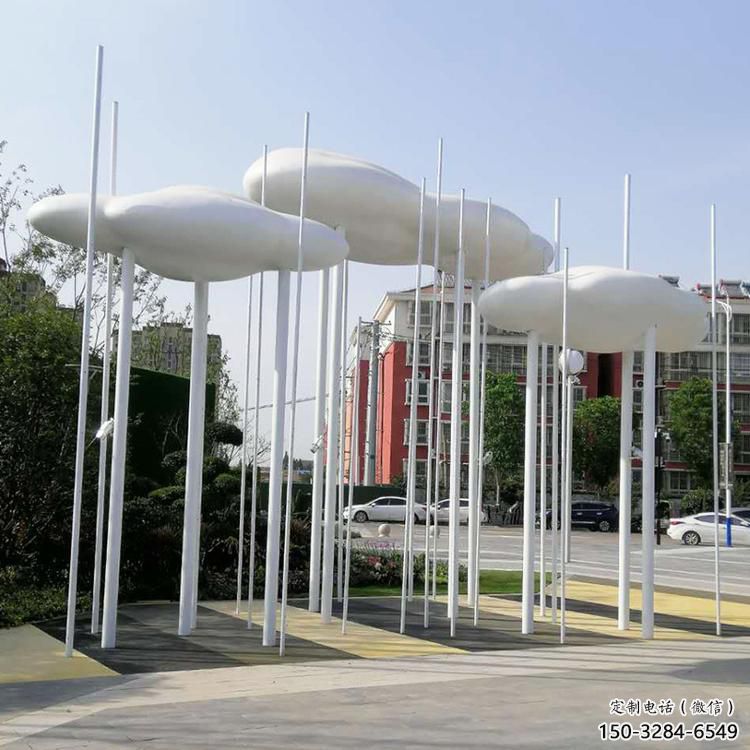 室內云梯雕塑，拉絲景觀雕塑，抽象效果